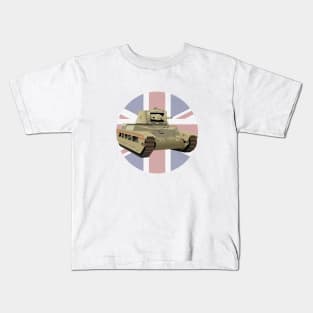 Matilda II WW2 British Tank Kids T-Shirt